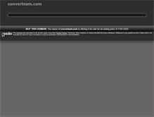 Tablet Screenshot of converteam.com